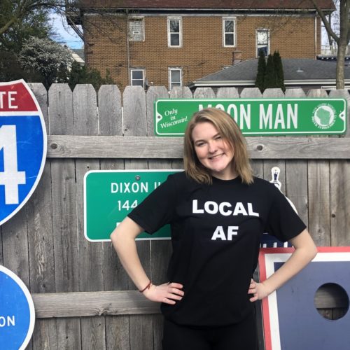 local af black champion's pub t shirt